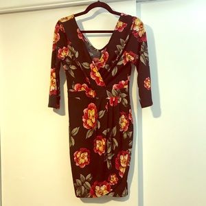 Floral printed dress